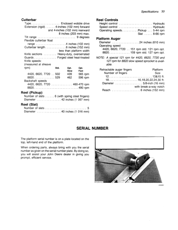 John Deere 200 Series Cutting Platforms Operator's Manual (OMH120052) - Image 2