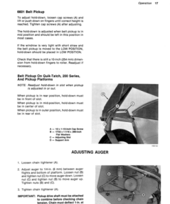 Alternative view of John Deere 3-Roller Belt Pickups (110, 132, 154 In.), 212/214 Platform Operator's Manual (OMH120054)