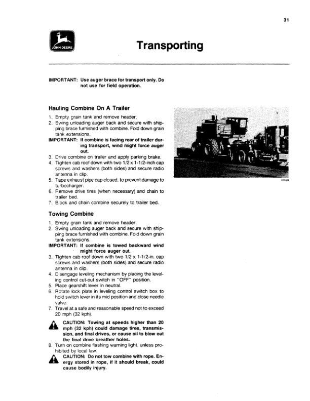 John Deere 6622 Combine (556001-) Operator's Manual (OMH120056) - Image 3