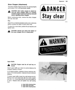 Alternative view of John Deere 4420 Combine Operator's Manual (OMH120063)