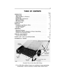 Alternative view of John Deere 60-Inch Belt Pickup - 25, 12-A Combines Operator's Manual (OMH121252)