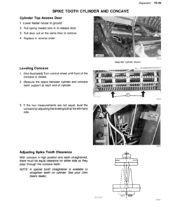 Alternative view of John Deere 6620, 6620 SH, 7720, 8820 Combines (615001-) Operator's Manual (OMH133890)