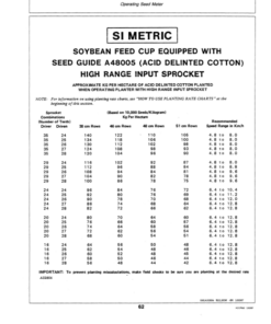 Alternative view of John Deere MaxEmerge 2 Plateless Metering Units (7200, 7240, 7300, 7340) Operator's Manual (OMH136460)