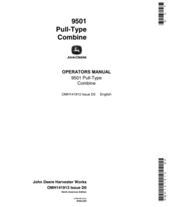 John Deere 9501 Pull-Type Combine Operator's Manual (OMH141913)
