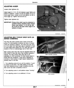 Alternative view of John Deere 3-Roller Belt Pickups (110, 132, 154 In.), 912/914 Platform (600001-) Operator's Manual (OMH144426)