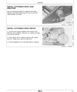Alternative view of John Deere 918 Draper Platform Operator's Manual (OMH146104)