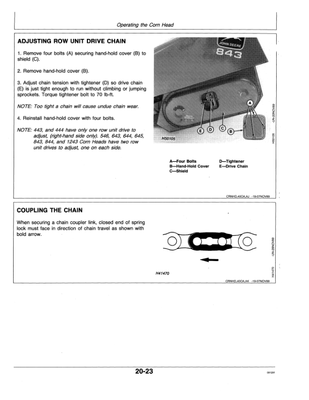 John Deere 40 Series Corn Heads (4420, 4425, 4435, 6620, 7720, 8820, 9400, 9500 & 9600 Combines (610001- ) North America Operator's Manual (OMH146143) - Image 2