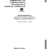 John Deere Edible Bean Attachment Combine Operator's Manual (OMH15251)