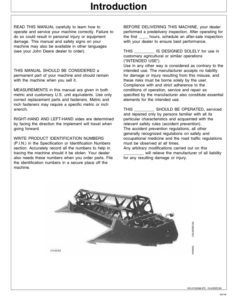 Alternative view of John Deere 900 Series Cutting Platforms (-695400) Export to the UK Operator's Manual (OMH155368)
