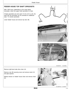 Alternative view of John Deere CTS Combine (665401 - 667455) Operator's Manual (OMH159561)
