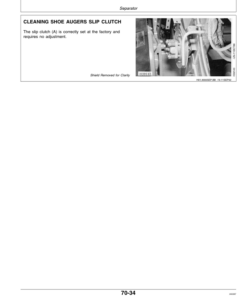 Alternative view of John Deere 9400, 9500, 9600 Combines Operator's Manual (OMH161694)