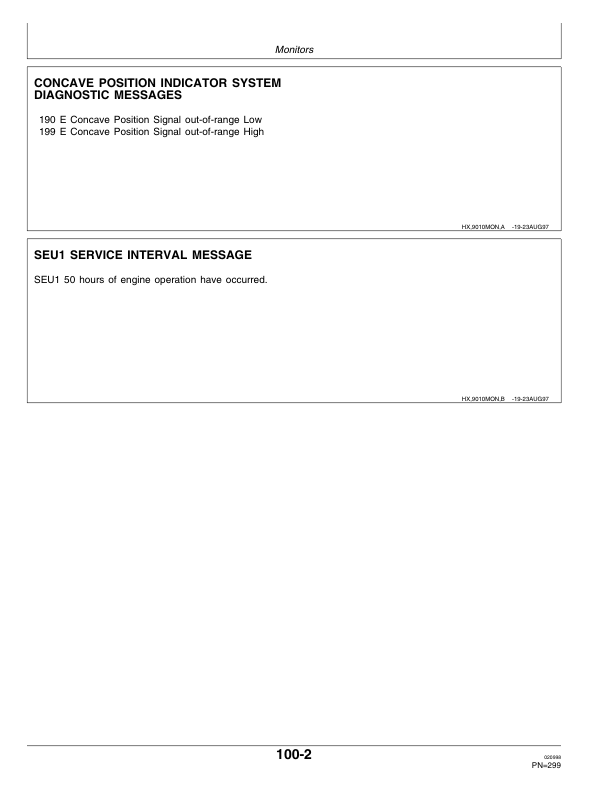 John Deere 9410, 9510, 9610 Combines Operator's Manual (OMH167086) - Image 3