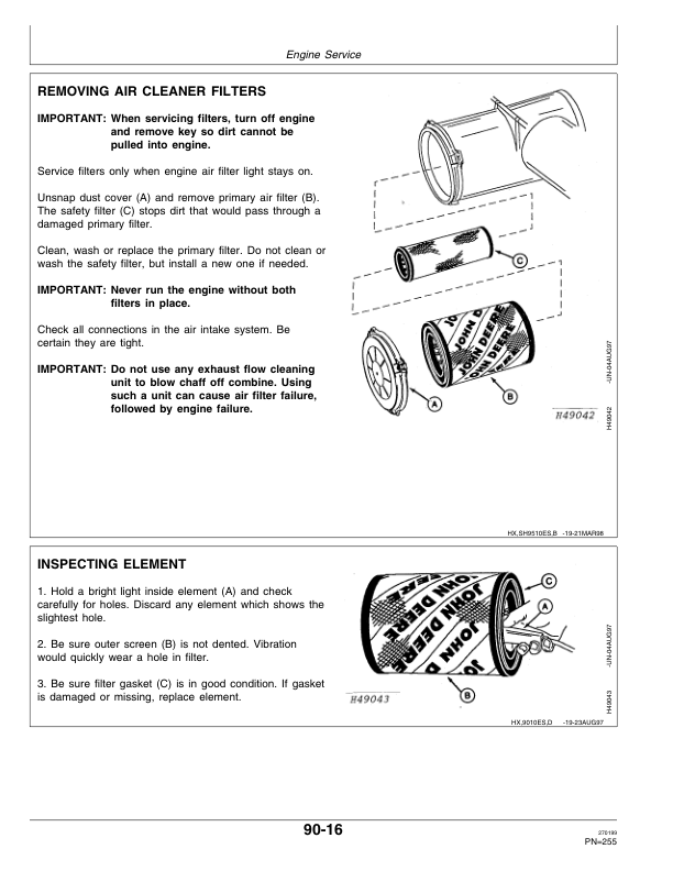 John Deere 9510 Sidehill Combine Operator's Manual (OMH168644) - Image 3