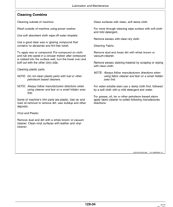 Alternative view of John Deere 9650 CTS Combine (690401-) Operator's Manual (OMH175214)