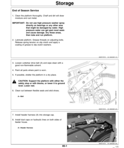 Alternative view of John Deere 900 Flex, 900 Rigid Series Cutting Platforms (-695400) Operator's Manual (OMH175277)