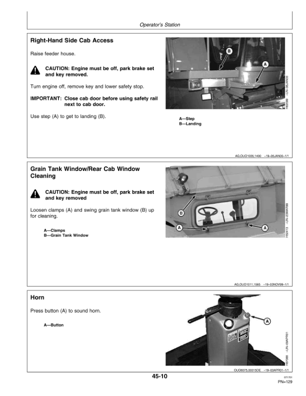 John Deere 9650 STS Combines (695501-700500), 9750 STS Combines (695601-700600) North America Operator's Manual (OMH202772) - Image 3