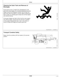 Alternative view of John Deere 9650 CTS Combine (695401-) Operator's Manual (OMH202790)