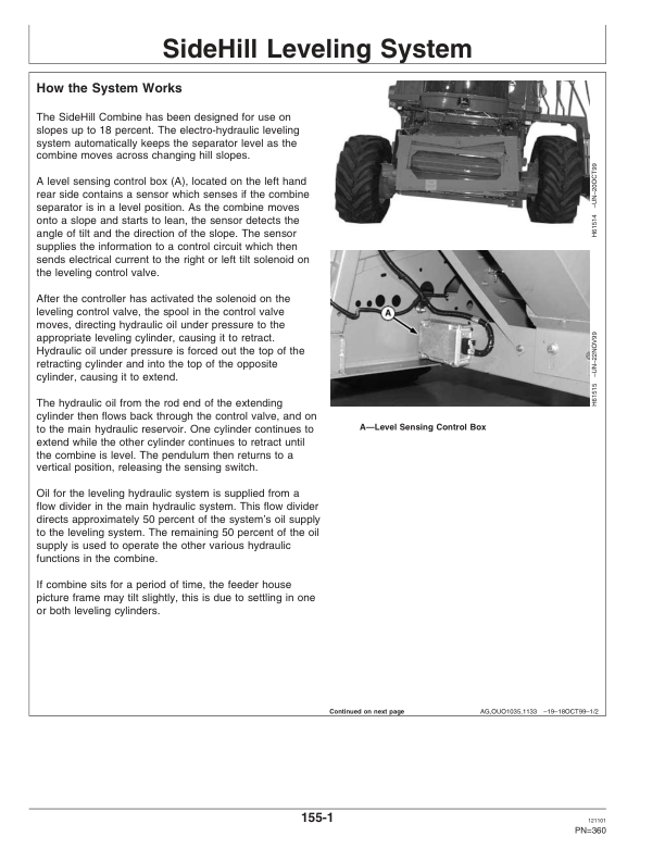 John Deere 9550SH Combine (695701- ) Operator's Manual (OMH202899) - Image 3