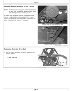 Alternative view of John Deere 925D, 930D, & 936D Draper Platforms North America (701151-705850) Operator's Manual (OMH205903)