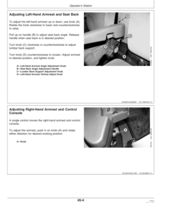 Alternative view of John Deere 9650 CTS Combine (Includes OM Supplement H209571) Operator's Manual (OMH205905)