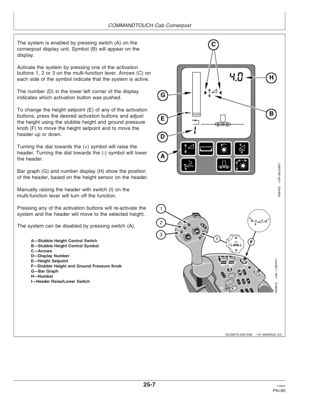 John Deere 9880 STS Combine (700801-) Operator's Manual (OMH205944) - Image 4
