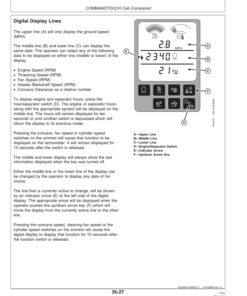 Alternative view of John Deere 9660 CTS Combine (705401-) Operator's Manual (OMH208515)