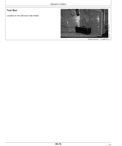 Alternative view of John Deere 9660STS (705501- ) & 9760STS (705601) Combines Operator's Manual (OMH208557)