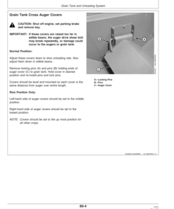 Alternative view of John Deere 9560 STS Combine (705251-) Operator's Manual (OMH209832)