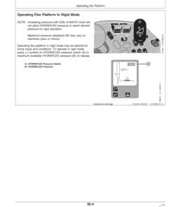 Alternative view of John Deere 600 F&R Series Cutting Platforms North America (710351-715350) Operator's Manual (OMH215798)