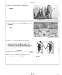 Alternative view of John Deere 90 Series Corn Heads (710101-) Operator's Manual (OMH215809)