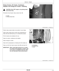 Alternative view of John Deere 9660 CTS Combine (710401-) Operator's Manual (OMH215817)
