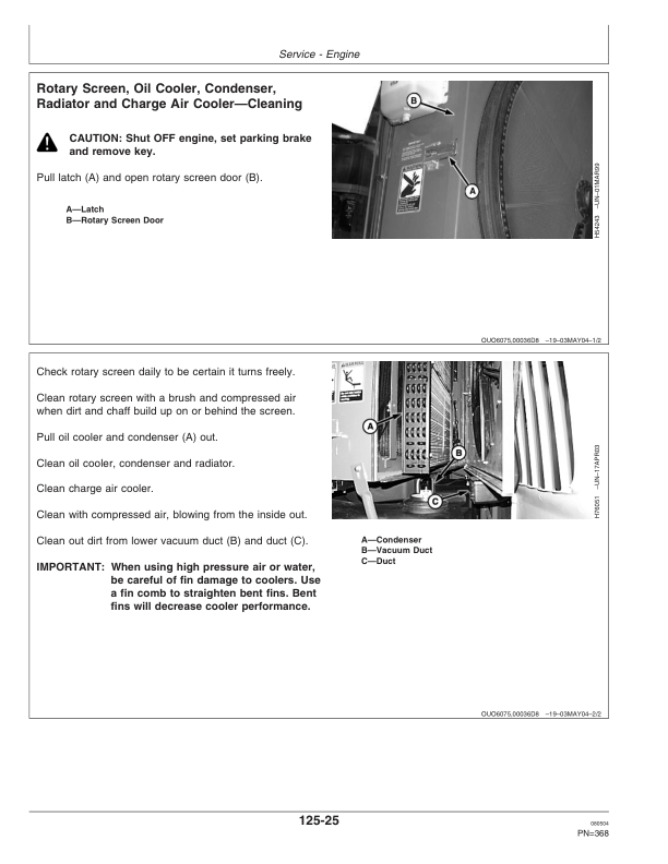 John Deere 9660 CTS Combine (710401-) Operator's Manual (OMH215817) - Image 2