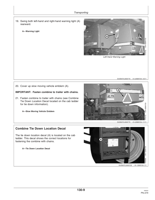John Deere 9660 CTS Combine (710401-) Operator's Manual (OMH215817) - Image 3