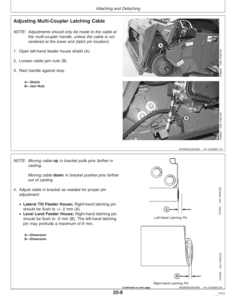 Alternative view of John Deere 615P Belt Pickups North America (715151-720100) Operator's Manual (OMH219293)