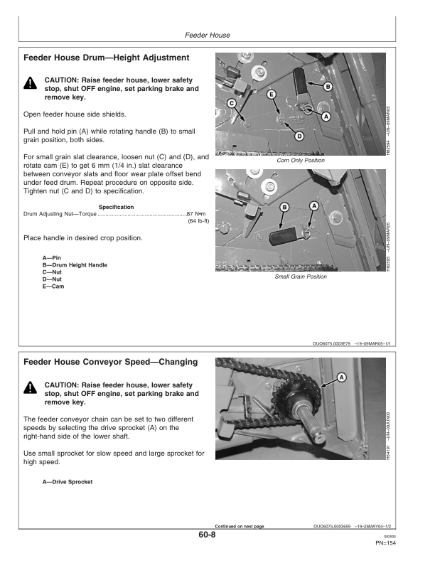 John Deere 9560 (715101-), 9660 (715201-) Combines Operator's Manual (OMH219418) - Image 2