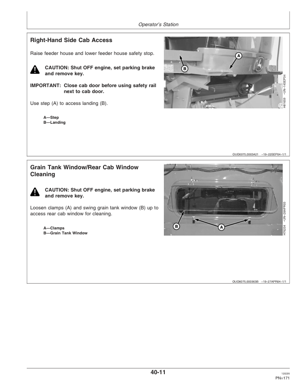 John Deere 9880i STS Combine (715701-) Operator's Manual (OMH222883) - Image 3