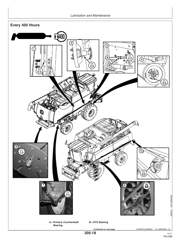 John Deere 9560 STS Combine (720101-) Operator's Manual (OMH225687) - Image 4
