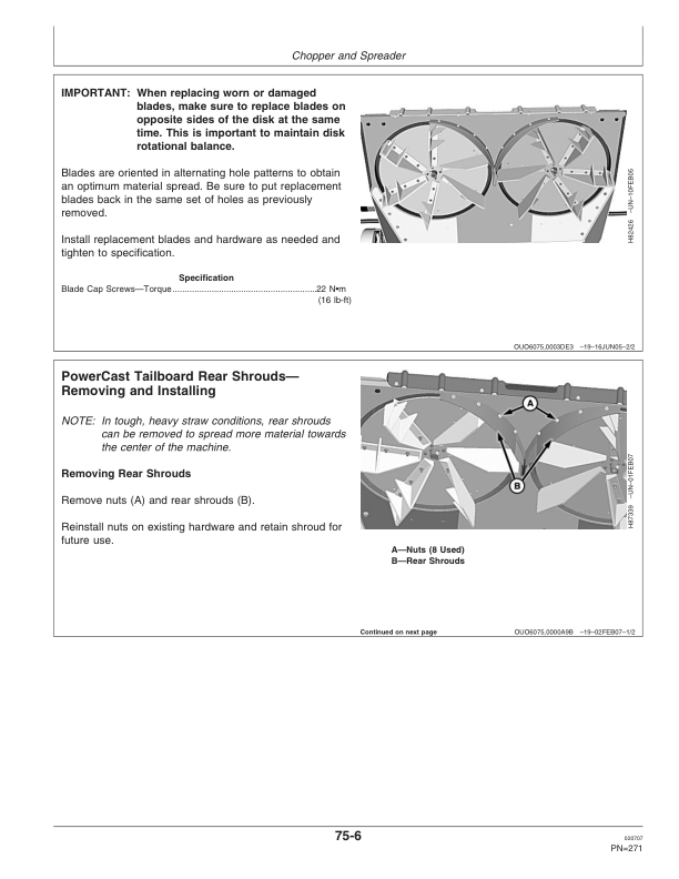 John Deere 9660STS (720301-) & 9760STS (720401- ) Combines Operator's Manual (OMH226957) - Image 3