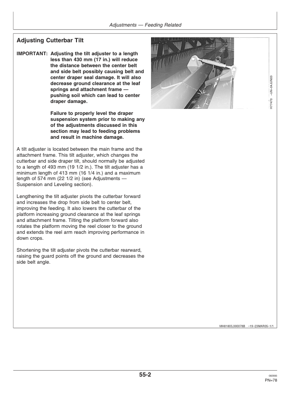 John Deere 925D, 930D, & 936D Draper Platforms North America (720551-725100) Operator's Manual (OMH227005) - Image 3
