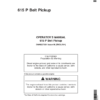 John Deere 615P Belt Pickups Export Edition (720101-725000) Operator's Manual (OMH227031)