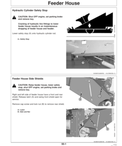 Alternative view of John Deere 9560i STS Combine (720101-) Operator's Manual (OMH230242)
