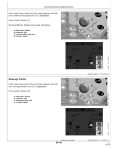 Alternative view of John Deere S690 Combines European Edition (725101-730100) Operator's Manual (OMH231307)