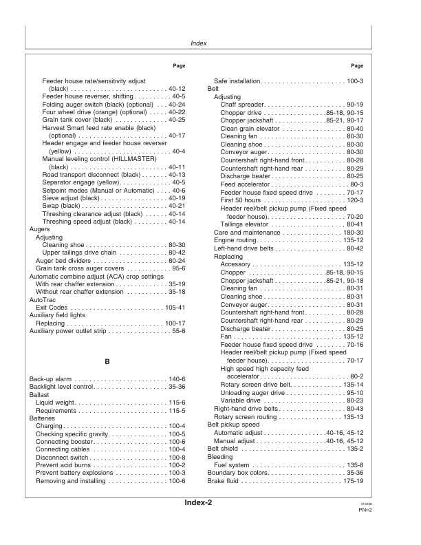 John Deere S690 HILLMASTER Combine (725101-) Operator's Manual (OMH231551) - Image 3