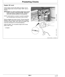Alternative view of John Deere 9570 STS Combine (730101-) Operator's Manual (OMH235511)