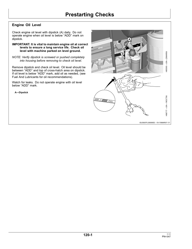 John Deere 9570 STS Combine (730101-) Operator's Manual (OMH235511) - Image 2