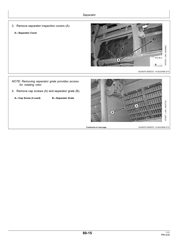 John Deere S690 HILLMASTER Combine (730101-) Operator's Manual (OMH235518) - Image 2