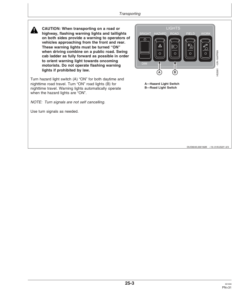 Alternative view of John Deere 615 P Belt Pickup (730000-734999) Operator's Manual (OMH236148)
