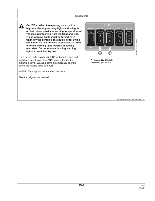 John Deere 615 P Belt Pickup (730000-734999) Operator's Manual (OMH236148) - Image 2