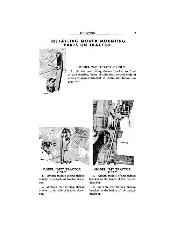 John Deere 20 Power Mower Operator's Manual (OMH31954) - Image 2