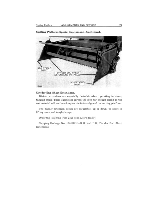 John Deere 45 Self-Propelled Combine (Round Back) Operator's Manual (OMH45157) - Image 3